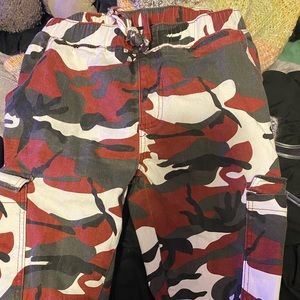 Camo jogger pants
